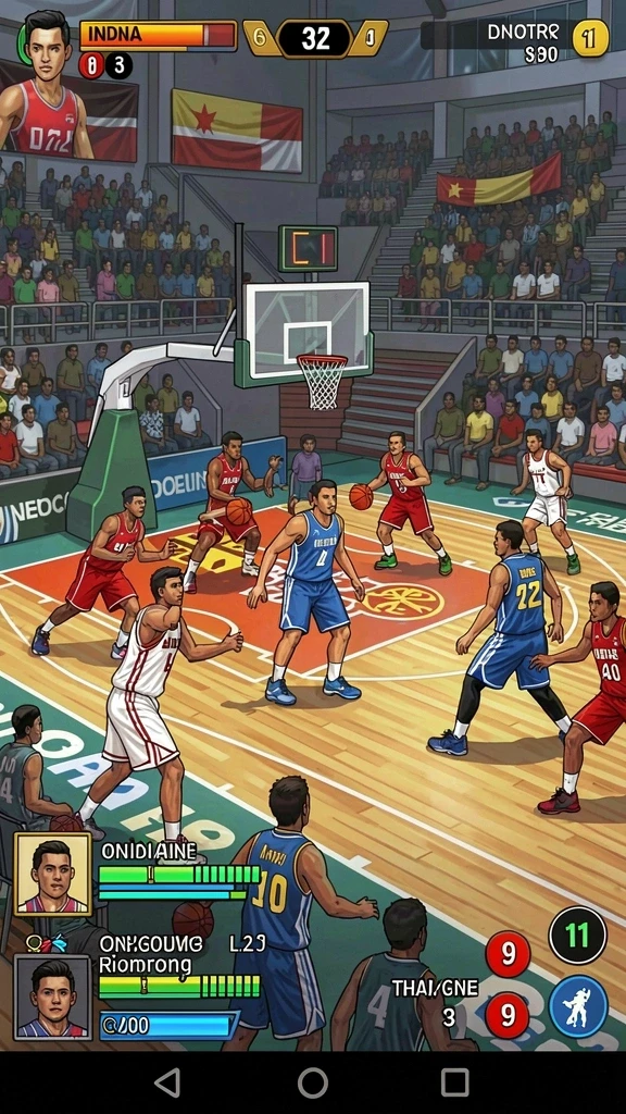 898a - Screenshot memperlihatkan mode multiplayer yang seru.