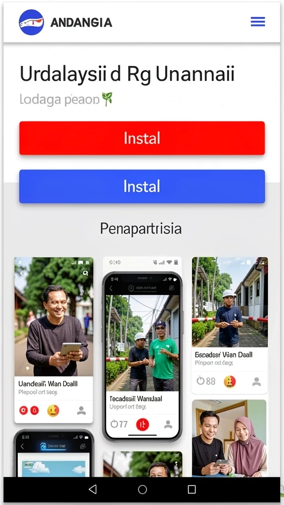 e88 - Tampilan antarmuka yang ramah pengguna.