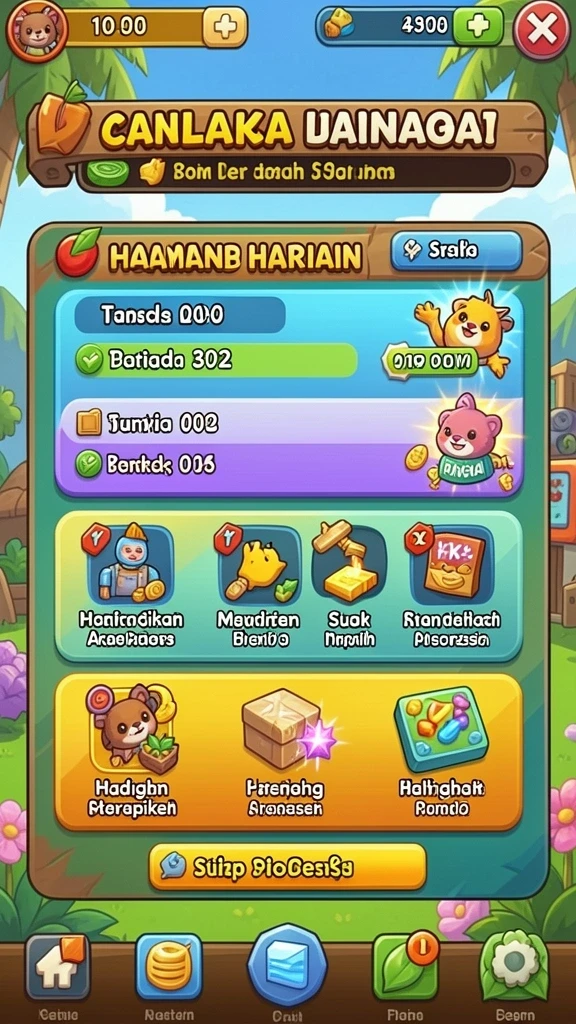 haya777 - Tangkapan layar menampilkan karakter utama dalam aksi.